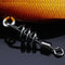 20pcs Fishing Barrel Bearing Swivels Stainless Steel Solid Ring (21mm)