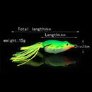 6cm/15g Live Target Frog Lure Topwater Simulation Fishing Lure Soft Bait