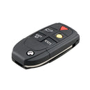 Car Remote Key Case 5 Buttons Flip Folding Key Shell Replacement for  V70