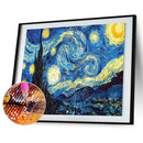 Diamond Painting starry night Full Round Rhinestone Wall