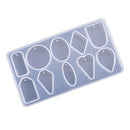 Molds Oval Heart Round Shape Earring Chams Necklace Jewelry Making Mould