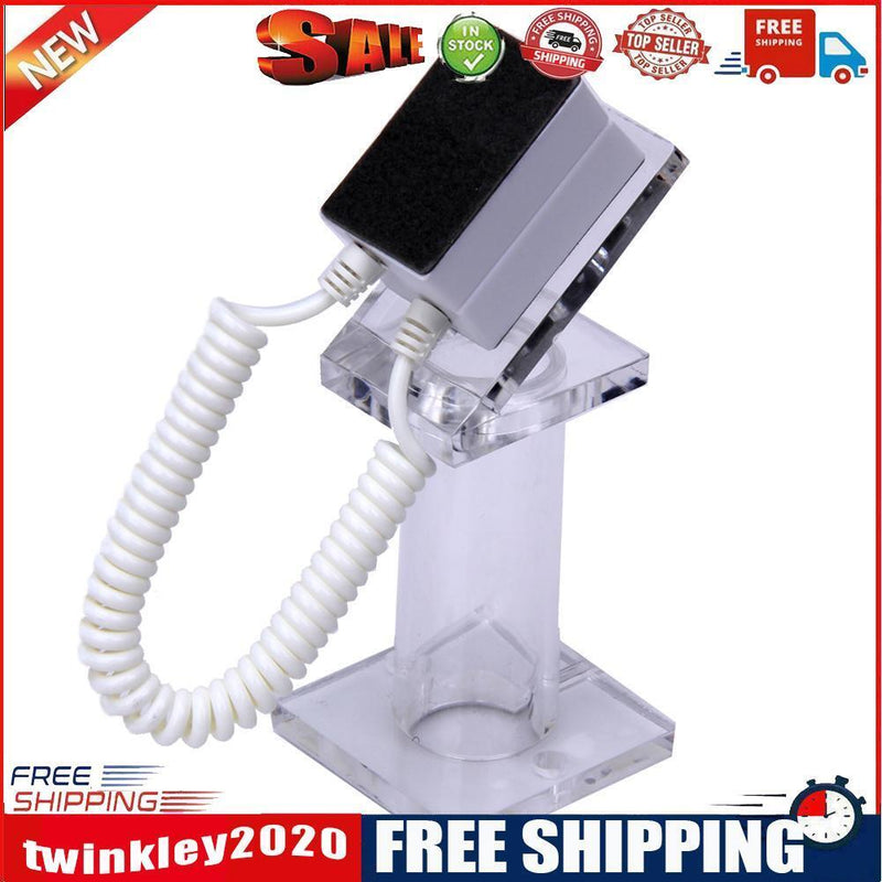 Oval-shaped Anti-theft Security Mobile Phone Display Stand Holder Spring