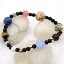 MINIVERSE BRACELET Planets Solar System Stone Gift Gift Bracelet E5G0 T5F1 Z7C0