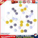 2m Cute ?Fur Plush Pompom Hair Ball for ?DIY ?Baby Room Wedding Decor(3) Newly