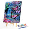 Frameless Painting By Numbers Colorful Butterfly DIY Handmade Drawing On Canvas