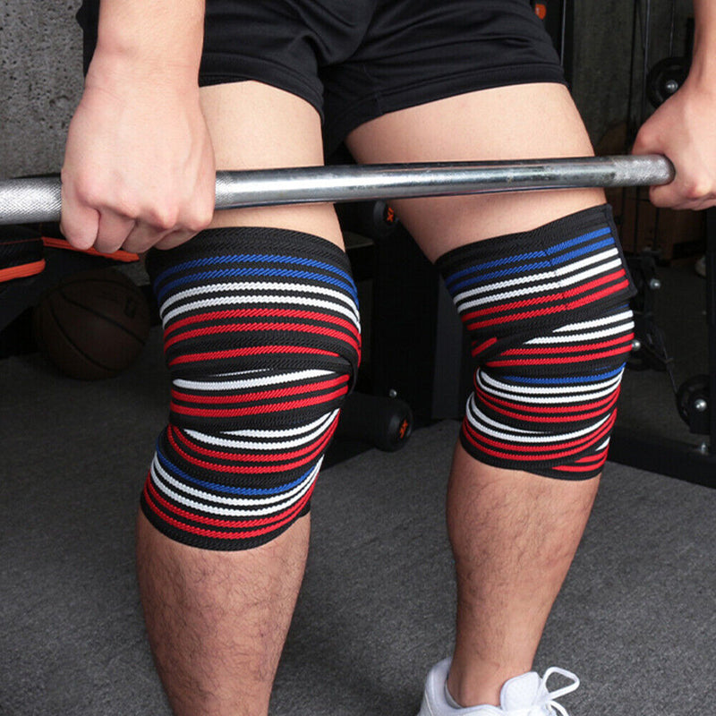 Sports Weightlifting Knee Protective Strap Pad Running Knee Support Bandage