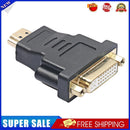 DVI-I Dual Link(24+5pin) Female to HDMI-compatible Male Converter Adapter H