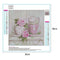 5D DIY Full Drill Diamond Painting Pink Cups Cross Stitch Embroidery Rhinestones