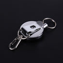 High Resilience stretching rope anti-lost burglar retractable key ring key