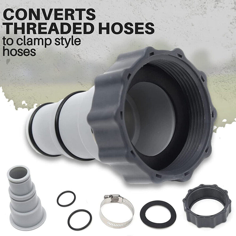 Hose Adapter Kits for Intex Threaded Connection Pumps Swimming Pool Parts