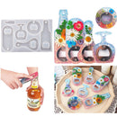 DIY Beer Bottle Opener Crystal Drop Glue Mold Handmade Necklace Mirror Mould