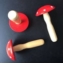 Wooden Mushroom Patch Darner Trousers Socks Sewing Thread Darning DIY Accessory