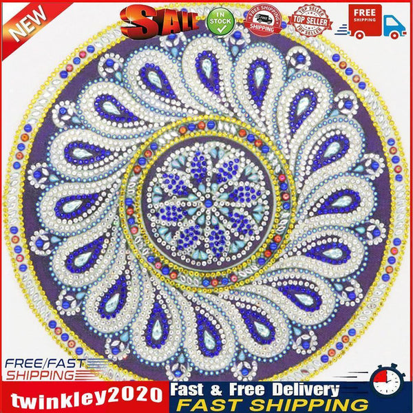 5D DIY Special Shaped Diamond Painting Mandala Cross Stitch Kits (R8349) Newly