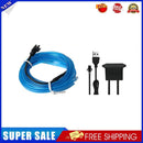 5m Ambient Light Car Interior EL Wiring LED Strip Lamp for Auto (Blue)