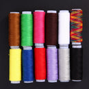 12pcs Spools Mixed Colors Polyester All Purpose Sewing Threads Cones Set Newly