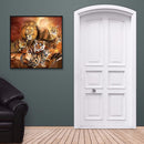 5D DIY Diamond Painting Jungle Animals Full Round Decor Rhinestone Wall Drawing