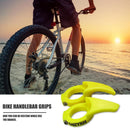 1 Pair Nylon Bike Handlebar Grips Bicycle Cycling Handle Bar End (Yellow) Newly