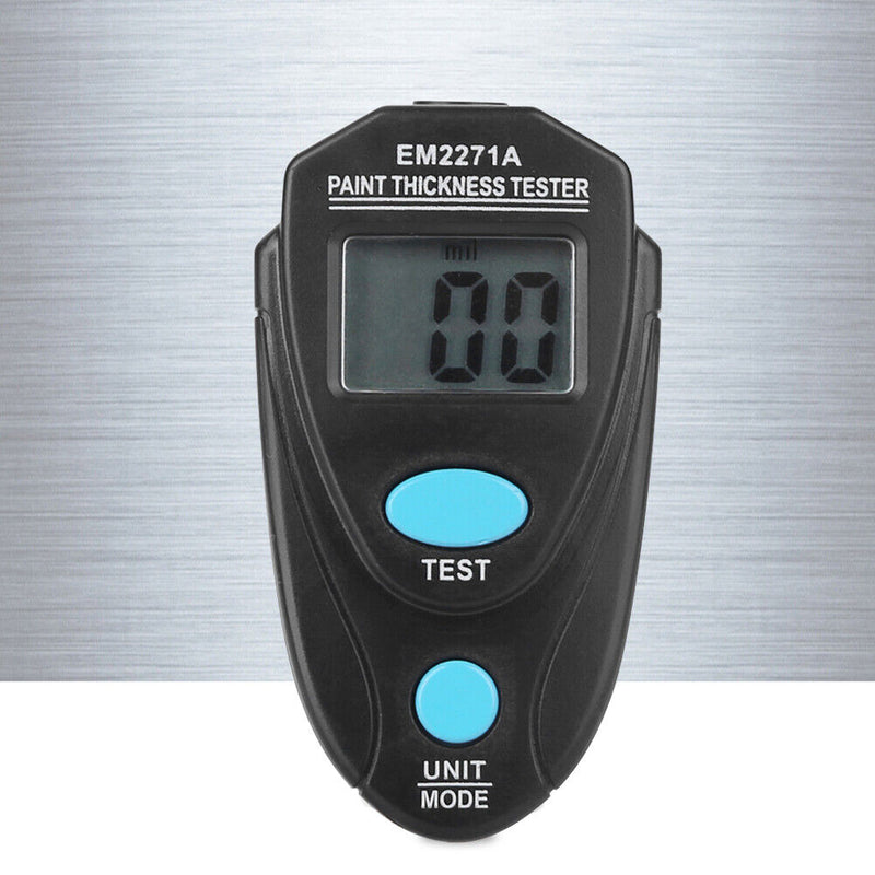 Digital Mini Car Paint Tester Coating Thickness Gauge Meter Tools Fe/NFe 0.1-2mm