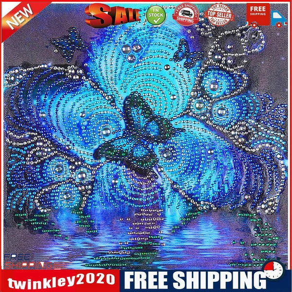 DIY Special Shaped Diamond Painting Cross Stitch Kit (DZ227 Butteryfly)