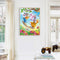 Swing Rabbits Oil Paint By Numbers Kits Canvas Picture Wall Art DIY Craft