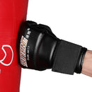 AFfeco Half Finger Gloves for MMA, Boxsport, PU Leather