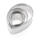 Rose Cutter Set Stainless Steel Fondant Molds Cake Decorating Moulds Newly