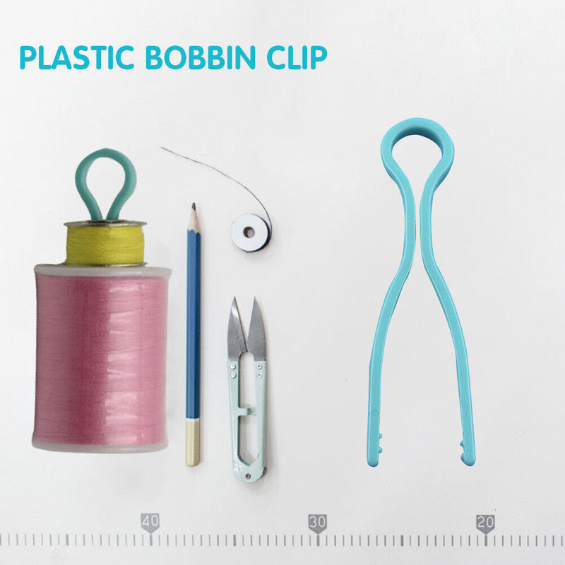 12pcs Bobbin Buddies Holders Thread Clip Sewing Machine Accessories (Green)