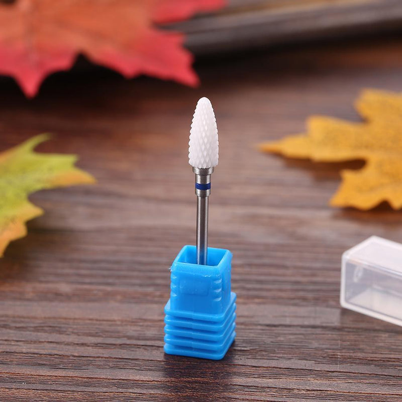 Nail Cone Tip Ceramic Drill Bits Manicure Pedicure Grinding Head Sander Tools