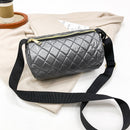 Winter Nylon Padded Quilted Handbag Winter Warm Tote Bag Solid Color Handbag