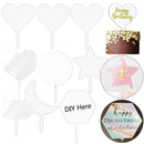 DIY Dessert Cake Decorating Tool Happy Birthday Cupcakes Acrylic Cake Topper