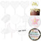 DIY Dessert Cake Decorating Tool Happy Birthday Cupcakes Acrylic Cake Topper