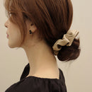 PU Leather Elastic Scrunchies Lady Hairband Rope Ponytail Holder Loop Headdress
