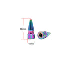 Chrome Spikes Bolt Spiked Valve Cover Washer Kit For Civic Engine H23A1 M6X1.0