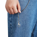 For Jeans Pants Punk Keychain  Trousers Chain Men Key Ring Wallet Belt Chain