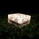 Solar Ice Cube Light 4 LED Garden Outdoor Patio Yard Decor (Warm White S) Newly