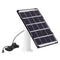Solar Charging Panel with Charging Cable for Outdoor Security Surveillance