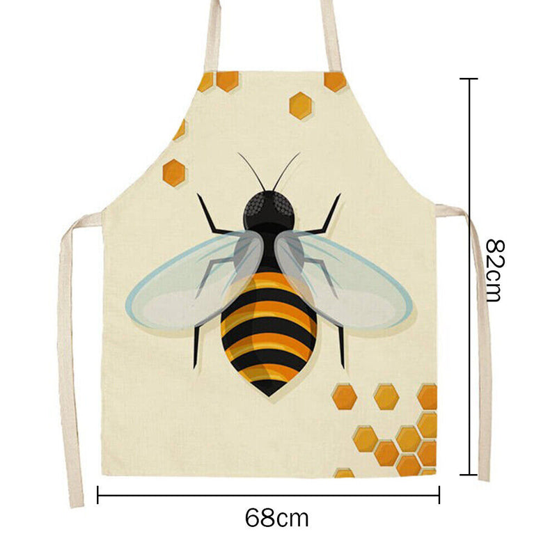 Bee Linen Kitchen Apron Waterproof Oilproof Cooking Pinafore Bibs (82x68cm)
