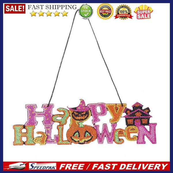 5D Diamond Crystal Halloween Pendant Hanging DIY Drill Painting Kit (DP004)