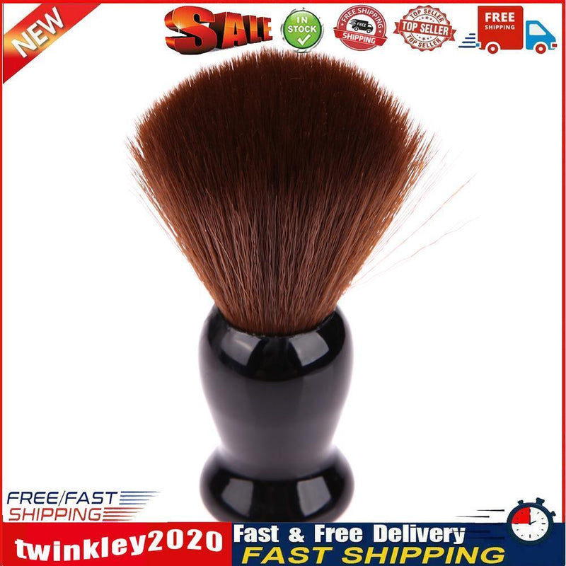 Soft Hair Men Shaving Brush Beard Foam Cleaning Brush Shave Tool(Black) Newly