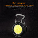Camping Bottle Opener Outdoor 5 Modes USB COB LED Mini Keychain Flashlight La