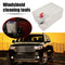 1.5L Windshield Washer Fluid Tank 12V Washer Pump Kit with Switch Pants Nozzles