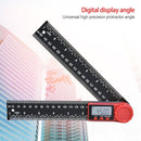 200mm Digital Protractor Ruler Inclinometer Goniometer Measuring Tool (A) Newly