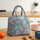 Cooler Lunch Box Portable Insulated Oxford Thermal Food Picnic Bags (Blue) Newly