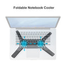 Laptop Cooler with 2 Fans USB Powered Foldable Cooling Pad for Notebook PC Newly