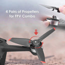 4 Pairs Quick Release Replacement Propellers for DJI FPV Combo (Red Edge)