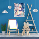 Girl Holding Cat Oil Paint By Numbers Kits Canvas Picture Wall Art DIY Crafts