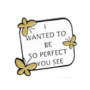 Fashion Letter Brooch Lapel Pins Bag Clothes Denim Shirt Decor (Style 4)