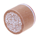 Round Floral Floral Wooden Photo Stamp Stamp for DIY Scrapbooking Al
