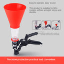 Engine Oil Filling Set Universal Oil Funnel with Adjustable Width Holding Clamp