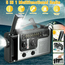 AM/FM/SW1/SW2 Hand Crank Emergency Radio Dynamo Wind Up Solar Weather Radio